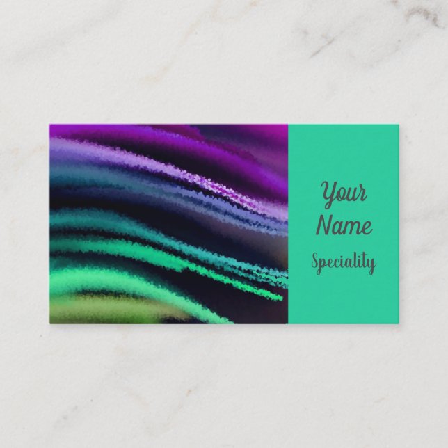 cartão de visita abstrato (Frente)