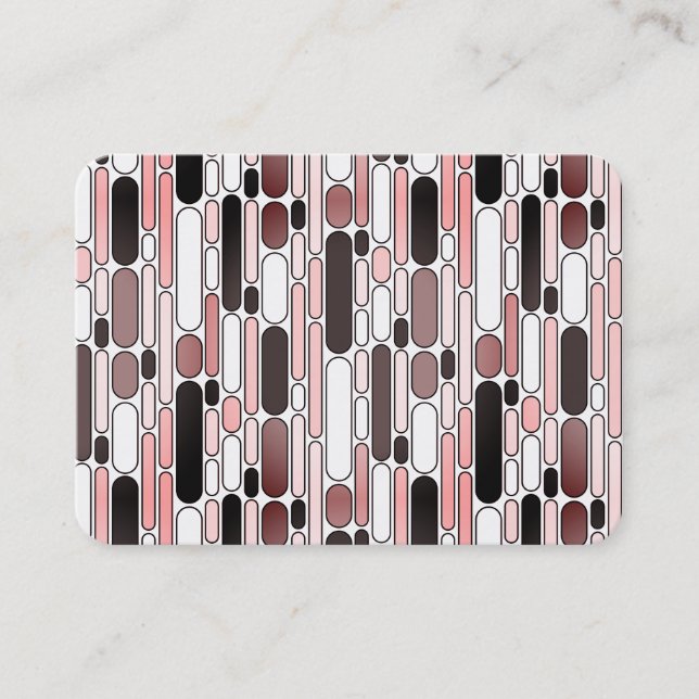 Cartão De Visita Abstrato 100624 - (Sangria) (Frente)