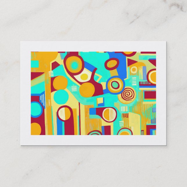 Cartão De Visita Abstrato 120711 (delimitado) (Frente)