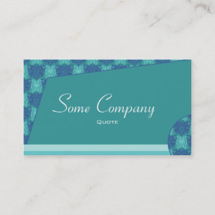 Cartão De Visita Abstrato Damask (Vista do Oceano)