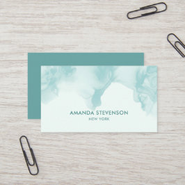 Cartão De Visita Abstrato de aquarela moderna