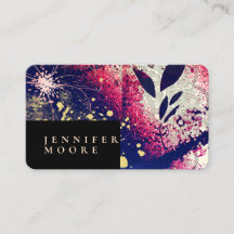 Abstrato de Borgonha Dourada Elegante Chic Moderno