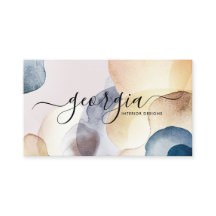 Abstrato de Script de Assinatura Marinho Watercolo