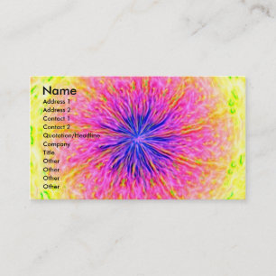 Cartão De Visita Abstrato Delight