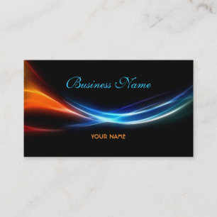 Cartão de visita abstrato do design