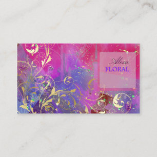 Cartão De Visita abstrato+espirais de arquivo PixDezines