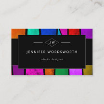 Abstrato Geométrico Cor-de-rosa Azul