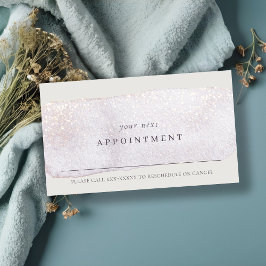 Cartão De Visita Abstrato Lilac Brush Stoke Watercolor Nomeação