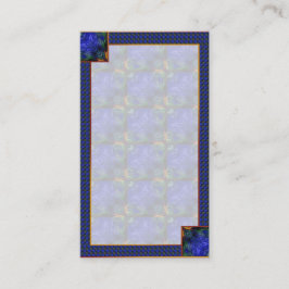 Cartão De Visita Abstrato Moderno Azul