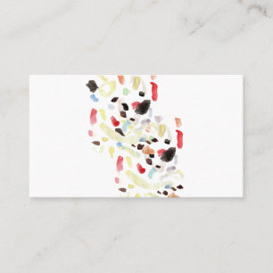 Cartão de visita Abstrato moderno Colorido