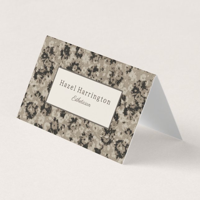 Cartão de visita Abstrato moderno legante (Frente)