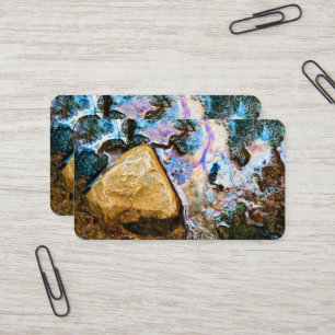 Cartão De Visita abstrato natureza e água