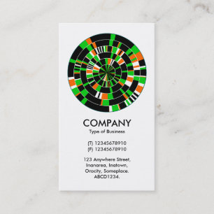 Cartão De Visita Abstrato Pi Wheel 06