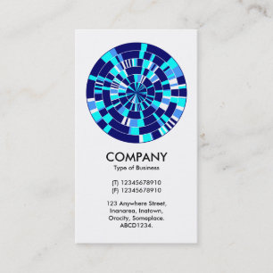 Cartão De Visita Abstrato Pi Wheel 07