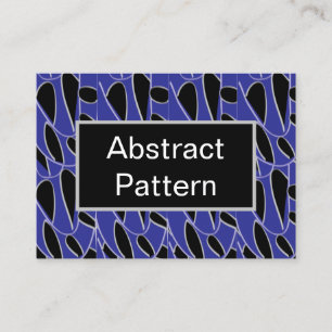 Cartão De Visita Abstrato preto roxo