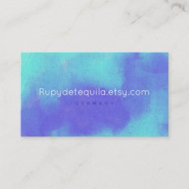 Cartão De Visita abstrato Rupydetequila de tinta aquosa