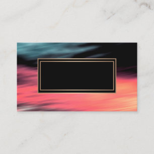 Cartão De Visita Abstrato, turvo, coral, cinza, vermelho, vermelho 