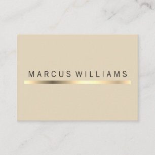 Cartão De Visita Acento incorporado/bege do bar Dourado