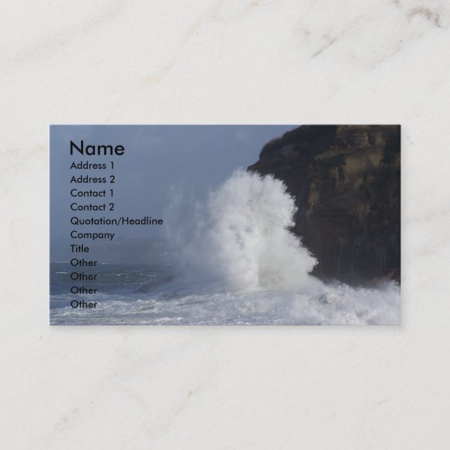 Cartão De Visita Acidente (Frente)