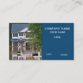 Cartão De Visita acidentes com inundações danos causados por inunda