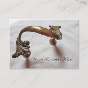 Cartão De Visita Acima-ciclo da restauração da mobília que repara a