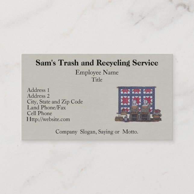 Cartão De Visita Acolchoado das mulheres de Amish (Frente)