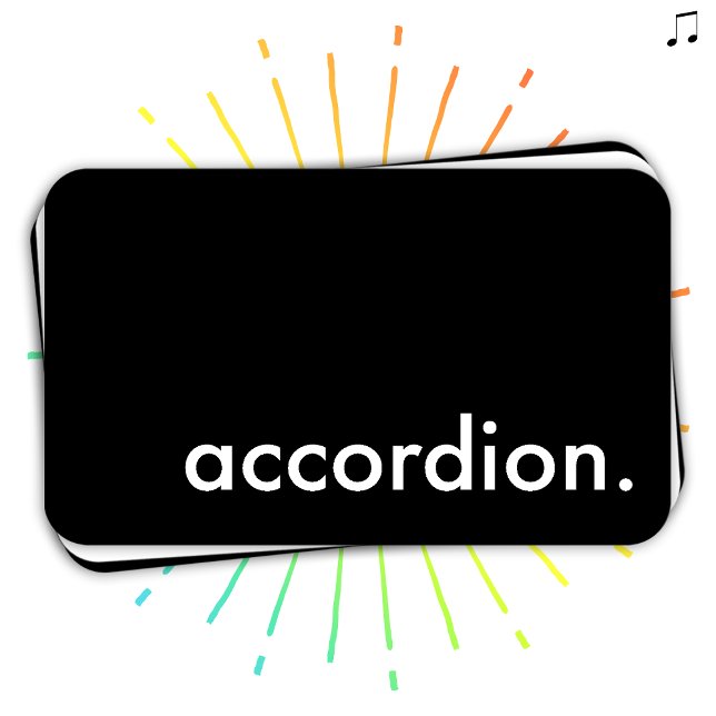 Cartão De Visita acordeão. (Criador carregado)