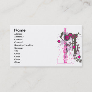 CARTÃO DE VISITA ACORDOS DE GUITAR-POP
