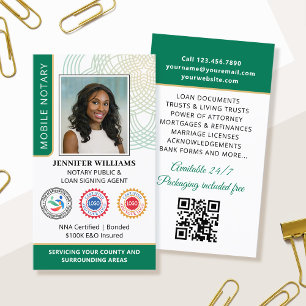 Cartão De Visita Acreditação do Código QR de Foto Pública Notícia