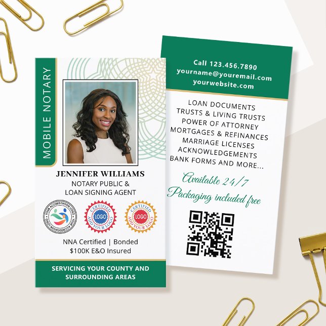 Cartão De Visita Acreditação do Código QR de Foto Pública Notícia (Criador carregado)