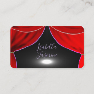Cartão De Visita Actress actor influencer psychic business card