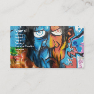 Cartão De Visita Adesivo de Arte de grafite