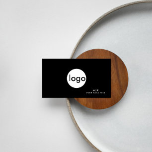 Cartão De Visita Adicionar seu círculo de logotipo personalizado Có
