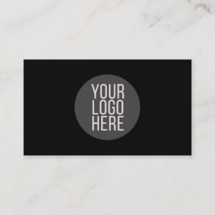 Cartão De Visita Adicionar seu círculo de logotipo personalizado p