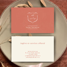Adicione Logotipo Moderno de Terracota Beleza Prof