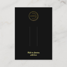 Cartão De Visita Adicione o clipe de cabelo do logotipo - Barrette