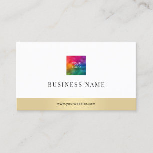 Cartão De Visita Adicione o logotipo da sua empresa Moderno Elegant