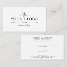 Adicione Seu Logotipo Moderno Beleza Indique um Am