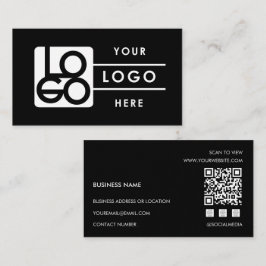 Cartão De Visita Adicione Seu Logotipo Personalizado Retângulo Pret