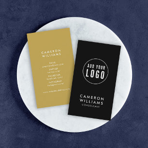 Cartão De Visita Adicione seus meios editáveis simples do Social d