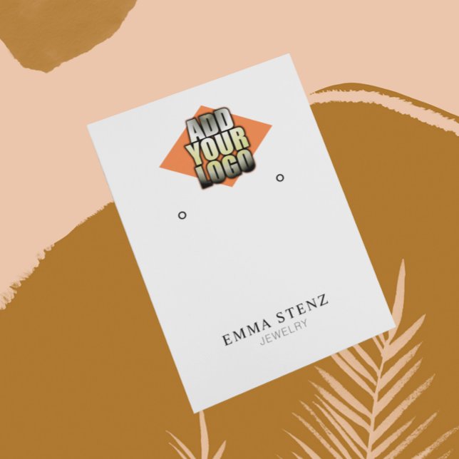 Cartão De Visita Adicione sua placa de vídeo joalharia com gravação (Criador carregado)