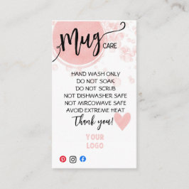 CARTÃO DE VISITA ADICIONE SUAS PLACAS DE MUG CARDS DE LOGOTIPO