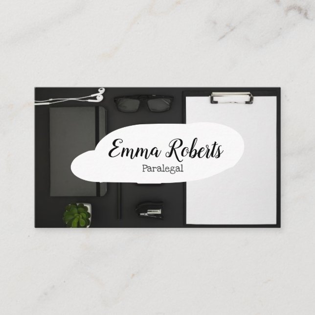 Cartão De Visita Advogado de Direito Cor-de-Rosa (Frente)