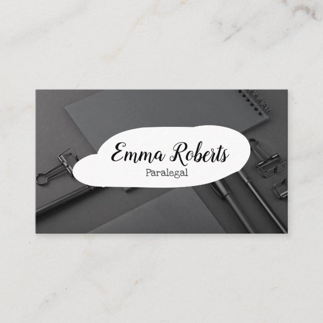 Cartão De Visita Advogado de Direito Cor-de-Rosa (Frente)