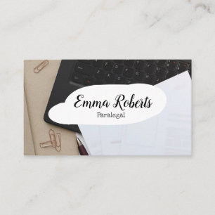 Cartão De Visita Advogado de Direito Cor-de-Rosa