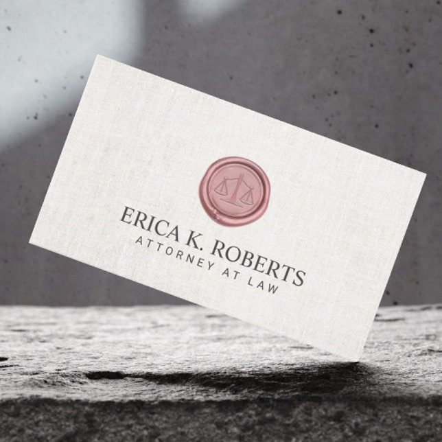 Cartão De Visita Advogado do Serviço Notário de Direito (Criador carregado)