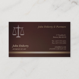 Cartão De Visita ADVOGADO | Elegante