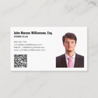 Cartão De Visita Advogado Minimalista Moderno Personalizável Foto &