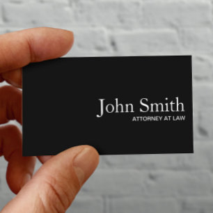 Cartão De Visita Advogado Preto Promotor de Código QR Preto
