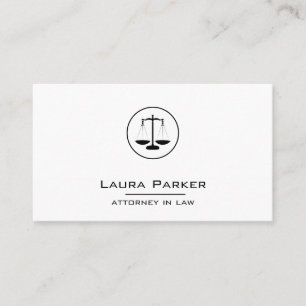 Cartão De Visita Advogado Profissional Comum Clássico de Direito